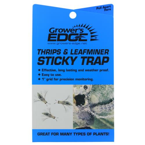 Growers Edge Sticky Thrip/Leafminer Traps, 5-Pack