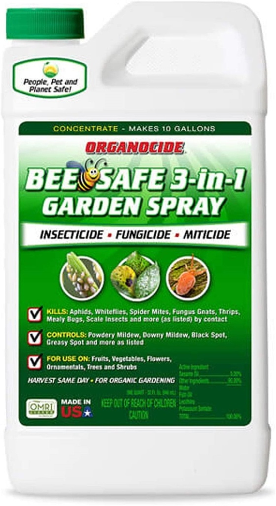 ORGANOCIDE BEE SAFE Organic 3-in-1 Garden Spray