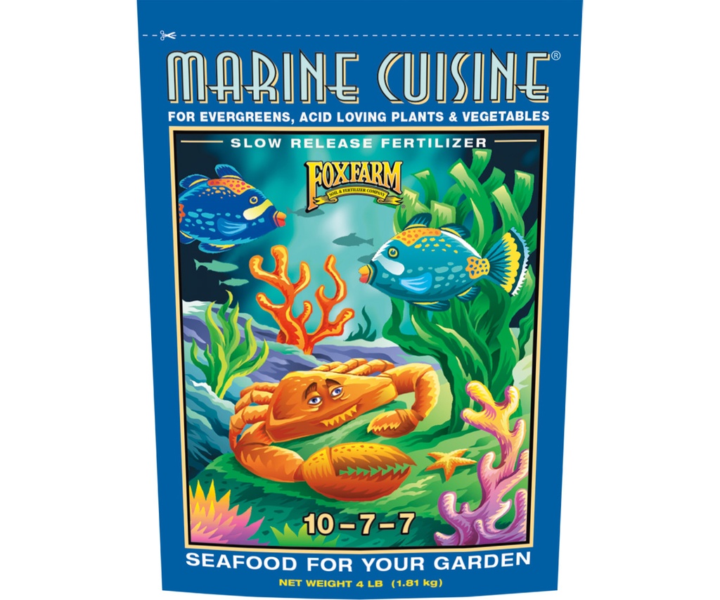 FoxFarm Marine Cuisine Dry Fertilizer 10-7-7, 4 lb