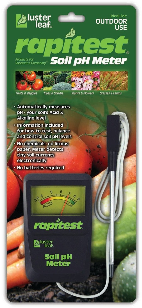 Luster Leaf Rapitest Soil PH Meter