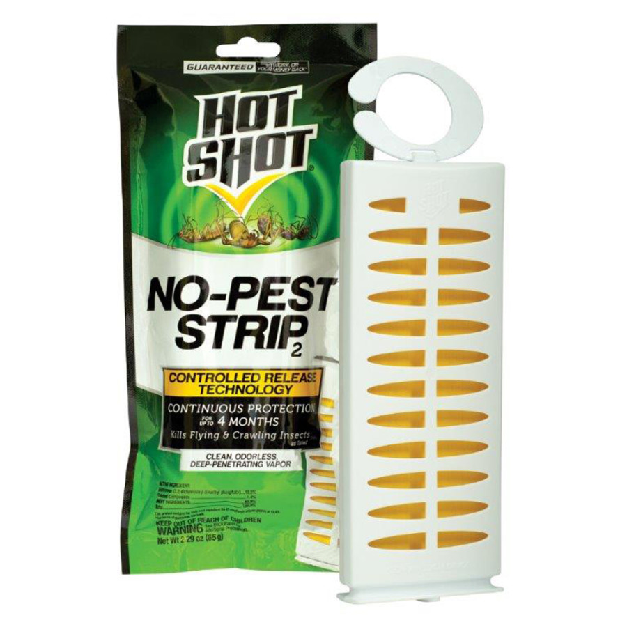 Hot Shot No-Pest Strip Kills Flying & Crawling Insects