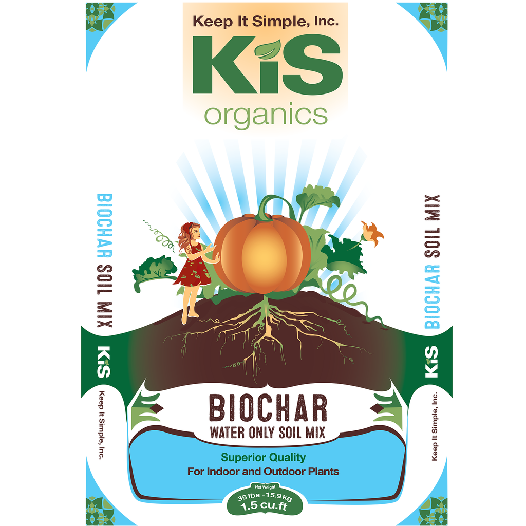 Kis BioChar Water Only Soil, 1.5 cu ft