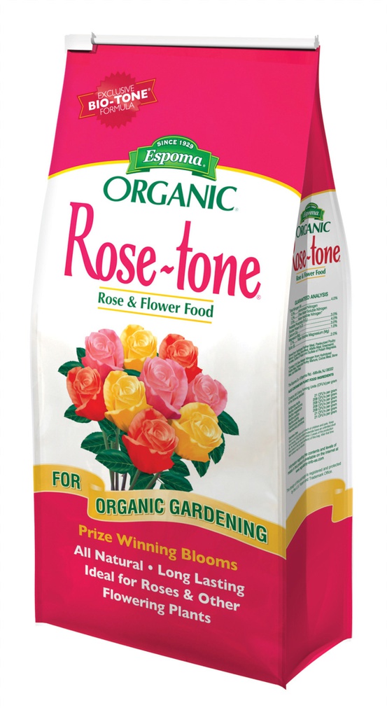 Espoma Organic Rose-Tone Rose and Flower Food 4-3-2