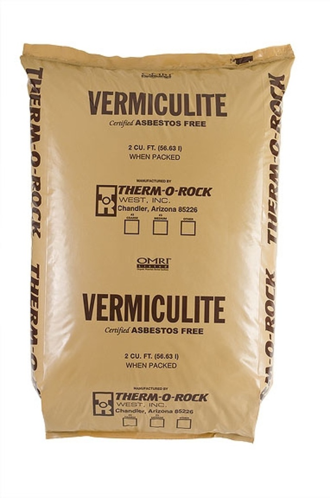 Therm-O-Rock Vermiculite #3 Medium, Organic, 2 cu ft