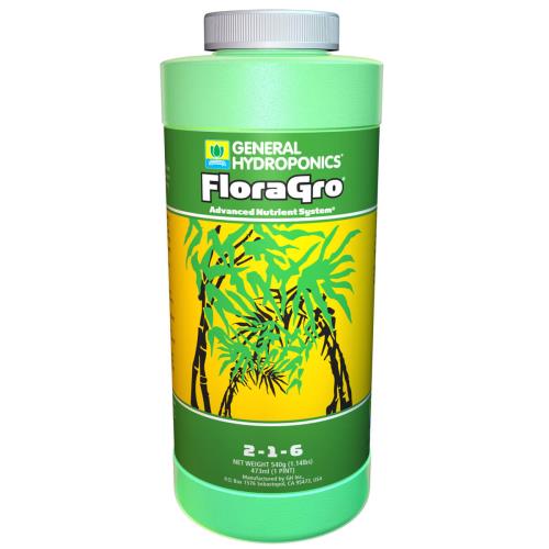General Hydroponics FloraGro 2-1-6