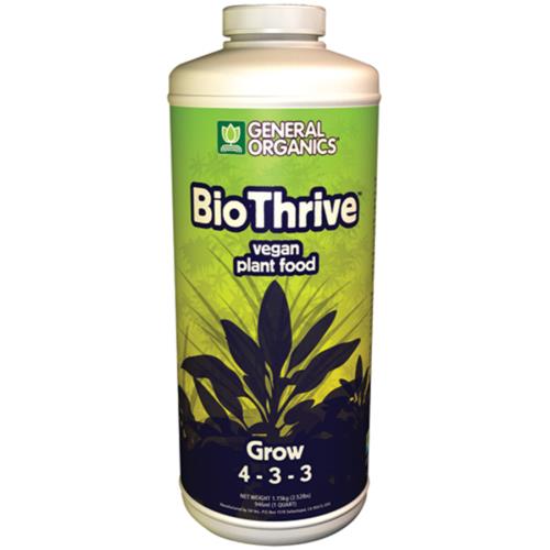 General Organics BioThrive Grow 4-3-3