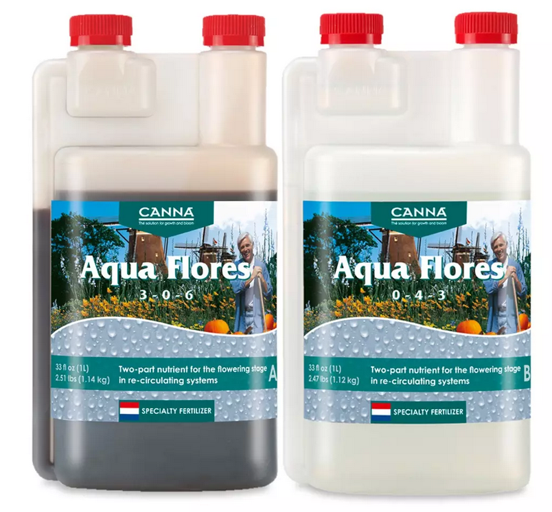 Canna Aqua Flores A &amp; B, 5 l