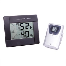 [716555] Grower's Edge Digital Thermometer Hygrometer with Remote Sensor
