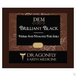 [BrBl1lb] DragonFly Earth Medicine Brilliant Black, 1 lb
