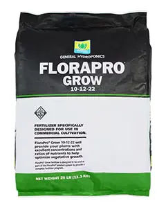 [HGC718006] General Hydroponics FloraPro Grow Soluble 9-11-19, 25 lb