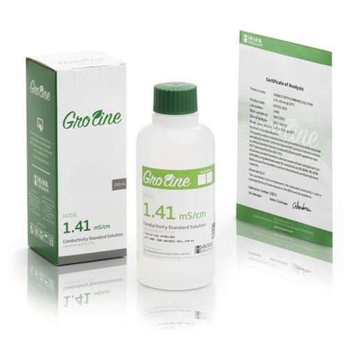 [HI70031G] Hanna 1.41 mS/cm EC/PPM Calibration Solution Sachet, 20 ml