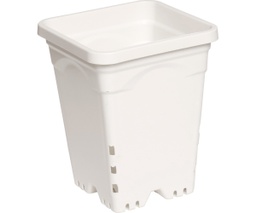 Active Aqua Square White Pot