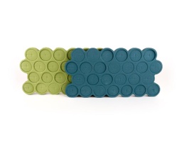 [913052] Turboklone Neoprene Collars Blue and Green, 52-Pack