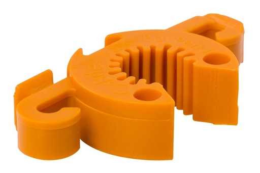 [740154] Grower's Edge C-Bite Stake Coupler & Tie Anchor, 10 mm, 12-Pack