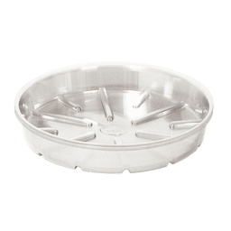 [100052712] Bond Plastic Saucer Clear, 21 in