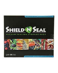 [SNS:4200] Shield N Seal Vacuum Bags Clear &amp; Black 15 in x 24 in, 50-Pack