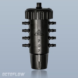 Octo-Flow 8 Port Multi-gph Adjustable Water Irrigation Manifold