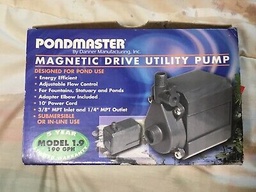 [728075] Pondmaster Magnetic Drive Utility Pump, 190 GPH