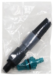 [706750] Ebb &amp; Flow Fitting Kit with Overflow, Teal