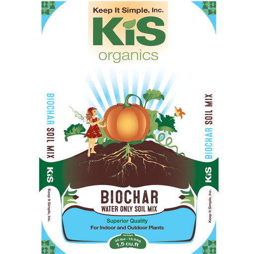 [KiSBC1.5] KiS BioChar Water Only Soil, 1.4 cu ft