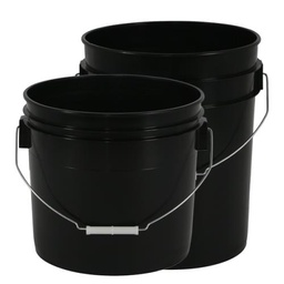 Gro Pro Black Plastic Buckets