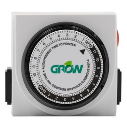 [710001] Grow1 Dual Outlet Mechanical Timer, 120V