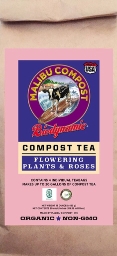 [100514590] Malibu Compost Biodynamic Organic Compost Tea For Flowering Plants & Roses