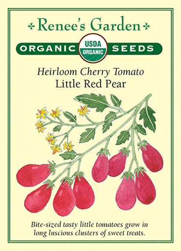 [3024] Renee's Garden Heirloom Tomato Cherry Little Red Pear