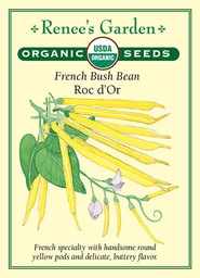 [3066] Renee's Garden French Bush Bean Roc d'Or