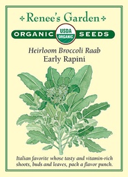 [3056] Renee's Garden Heirloom Broccoli Raab Early Rapini