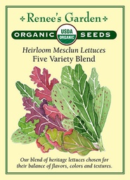 [3058] Renee's Garden Heirloom Lettuces Mesclun Five Variety Blend