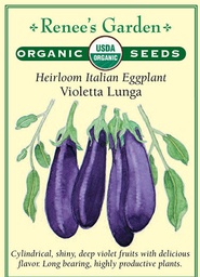 Renee's Garden Heirloom Italian Eggplant Violetta Lunga