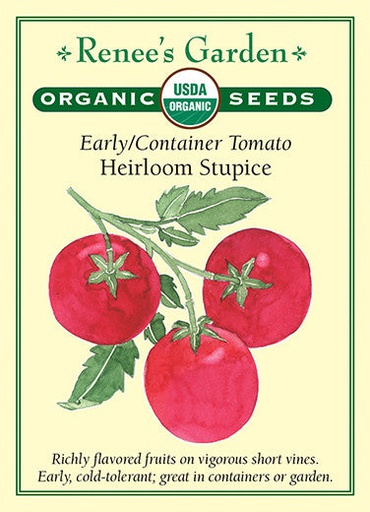 [3063] Renee's Garden Heirloom Tomato Early/Container Stupice