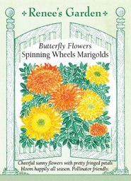 [5533] Renee's Garden Butterfly Flowers Spinning Wheels Marigolds