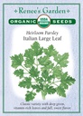 Renee's Garden Heirloom Parsley Italian Large Leaf