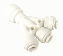 [728941] Quick Connect Water Tube Fitting 3 Way Splitter, 3/8 in