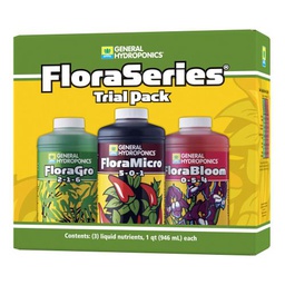 [HGC718070] General Hydroponics FloraSeries Quart Trial Pack
