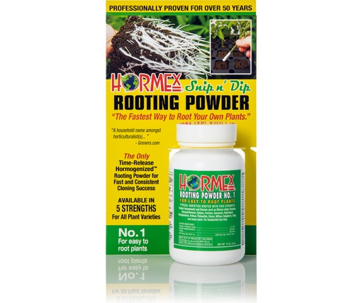 [HCSND1] Hormex Snip n' Dip Rooting Powder #1, .75 oz