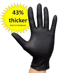 GripProtect Black Nitrile Gloves, 100-Pack