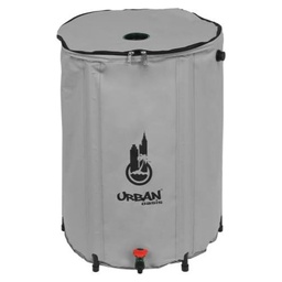 [708082] Urban Oasis Collapsible Water Storage Barrel, 59 gal