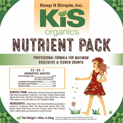 KiS Organics Nutrient Pack