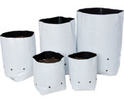 Hydrofarm Black & White Grow Bag, 25-Pack