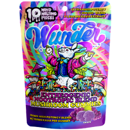 [WunderGrapeHP] Wunder Mushroom Gummies Grape + KAVA