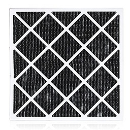 [G103678011] ZORO Activated Carbon Pleated Air Filter, 20 in x 20 in x 4 in