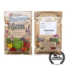 True Leaf Market Kohlrabi - Purple Vienna, Organic, Microgreens Seeds