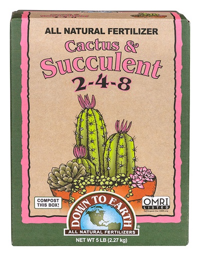 Down To Earth Cactus & Succulent 2-4-8 *OMRI*