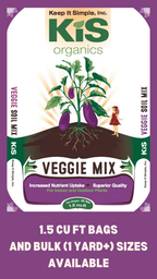 [KiSVeggie1.5cf] Kis Organics Veggie Soil Mix, 1.5 cu ft