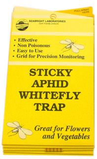 [HGSLWFT] Seabright Laboratories Sticky Aphid/Whitefly Traps, 5-Pack