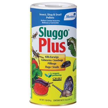 [MLGNLG6575] Monterey Sluggo Plus Slug & Snail Killer Bait Organic, 1 lb
