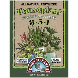 [DTE17831] Down to Earth Houseplant 8-3-1 *OMRI*, 1/2 lb